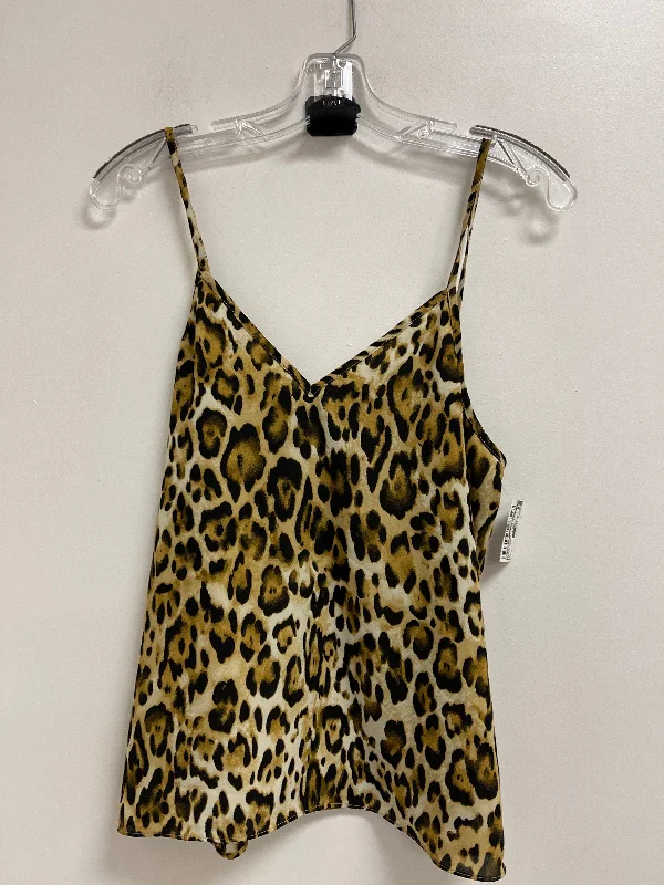 Top Sleeveless By Abound In Animal Print, Size: S