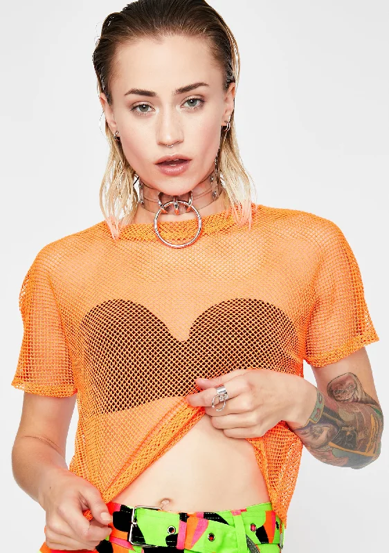 Bitter Toxic Pursuit Fishnet Tee