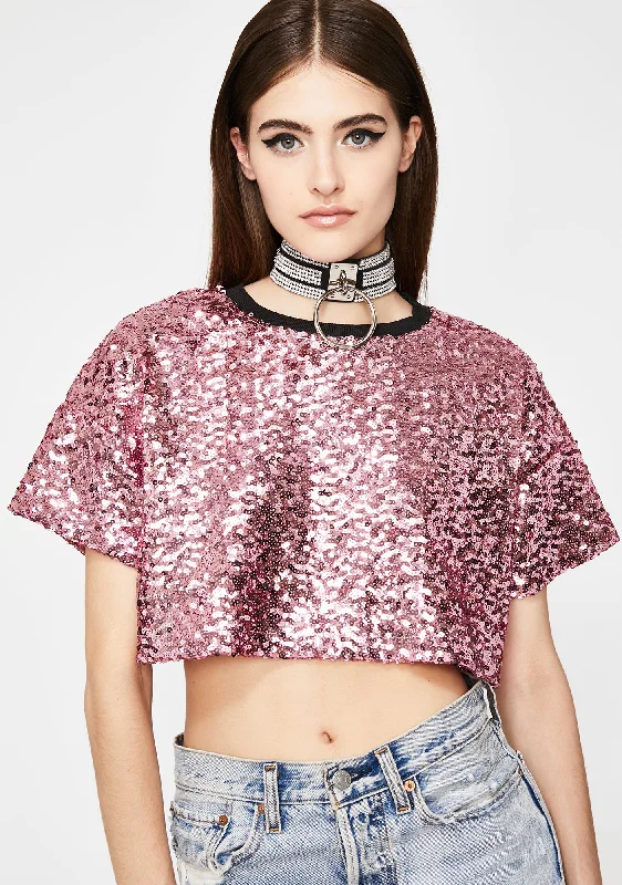 Techno Tempest Sequin Tee