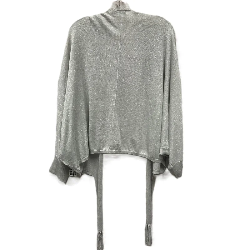 Grey Sweater Cardigan By Nic + Zoe, Size: Xxl