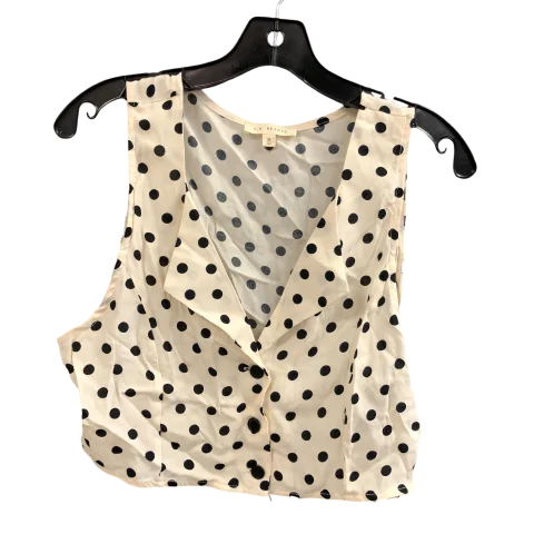 Top Sleeveless By La Hearts In Polkadot Pattern, Size: M