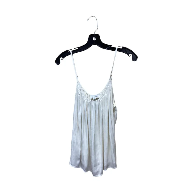 Top Sleeveless By Evereve In White, Size: M