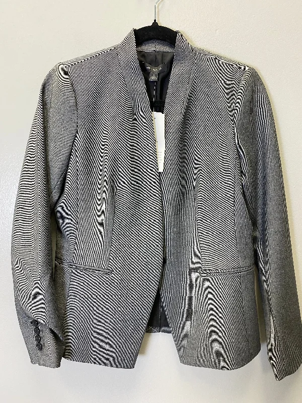 Blazer By Ann Taylor In Grey, Size: Xs