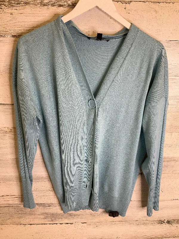 Blue Sweater Cardigan Cyrus Knits, Size S