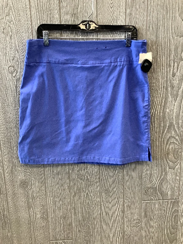 Blue Athletic Skort Rafaella, Size Xl