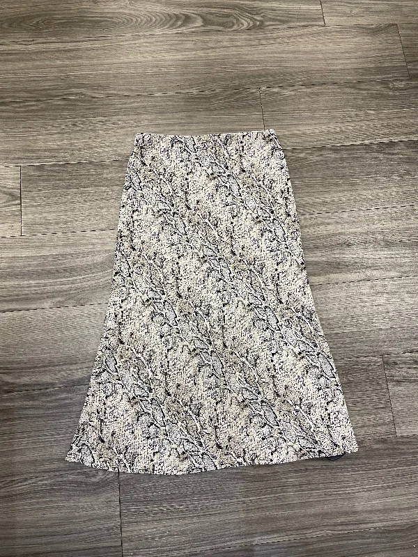 Skirt Midi By Rachel Zoe In Snakeskin Print, Size: 4