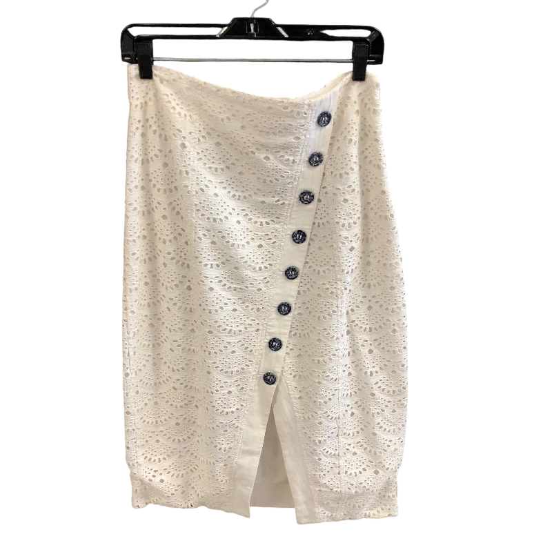 Skirt Designer By TANYA TAYLOR In White, Size: 6