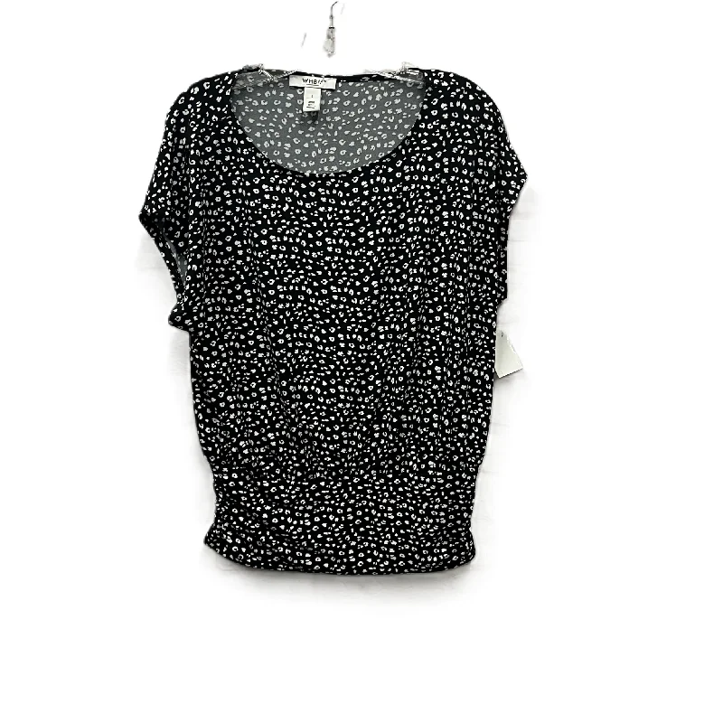 Top Sleeveless By White House Black Market In Black & White, Size: S