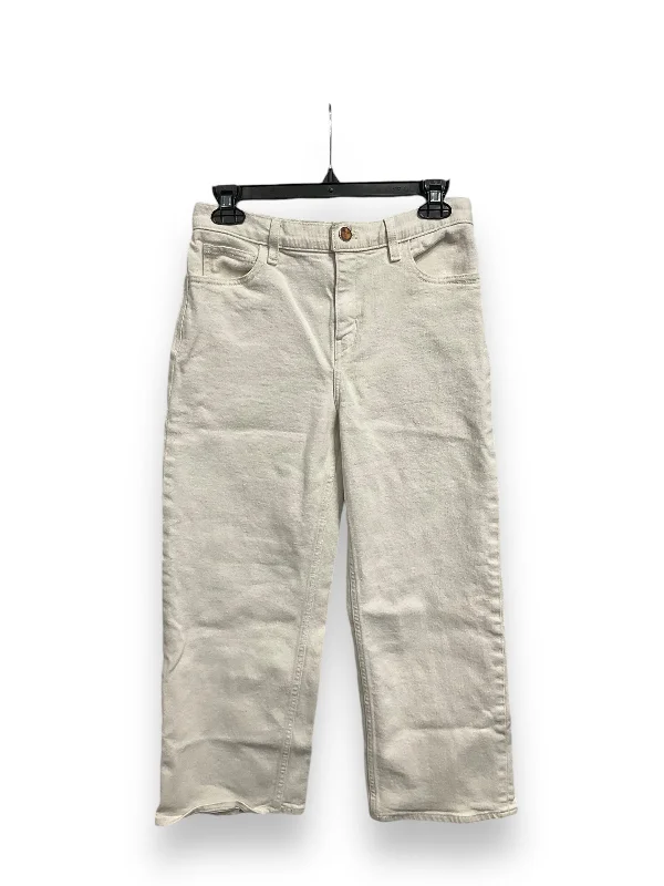 Jeans Straight By Theory In White, Size: 6