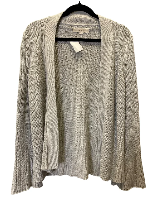 Grey Sweater Cardigan Loft, Size M