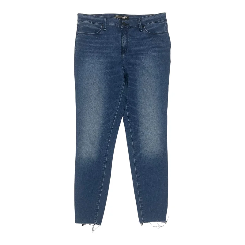 Jeans Jeggings By Abercrombie And Fitch In Blue Denim, Size:6