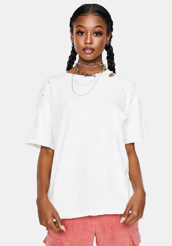 White Rubi Tee