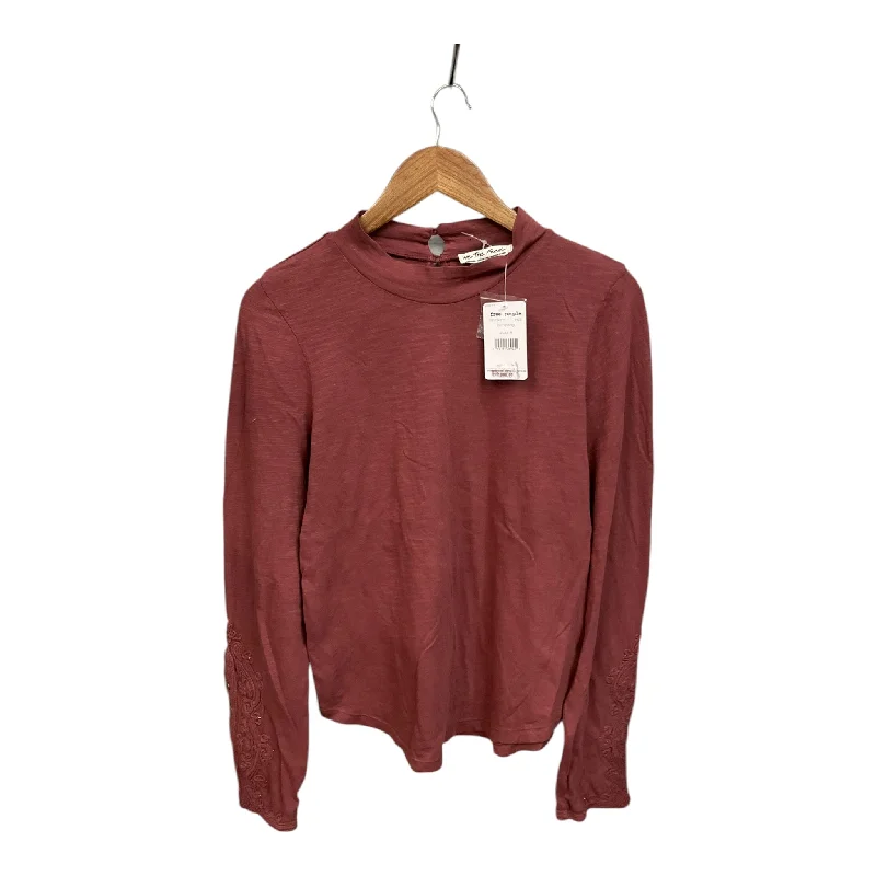 Top Long Sleeve By We The Free In Red, Size: M