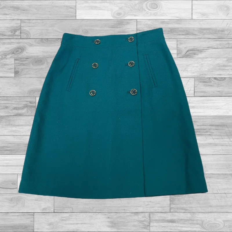 Skirt Midi By Banana Republic In Green, Size: 10