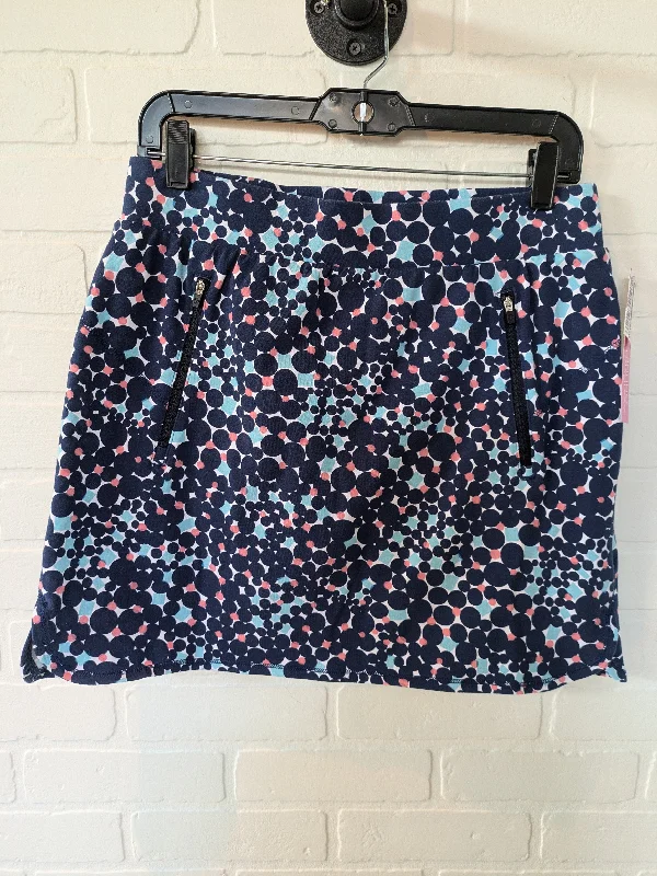 Athletic Skirt By Talbots In Blue & Pink, Size: 8petite