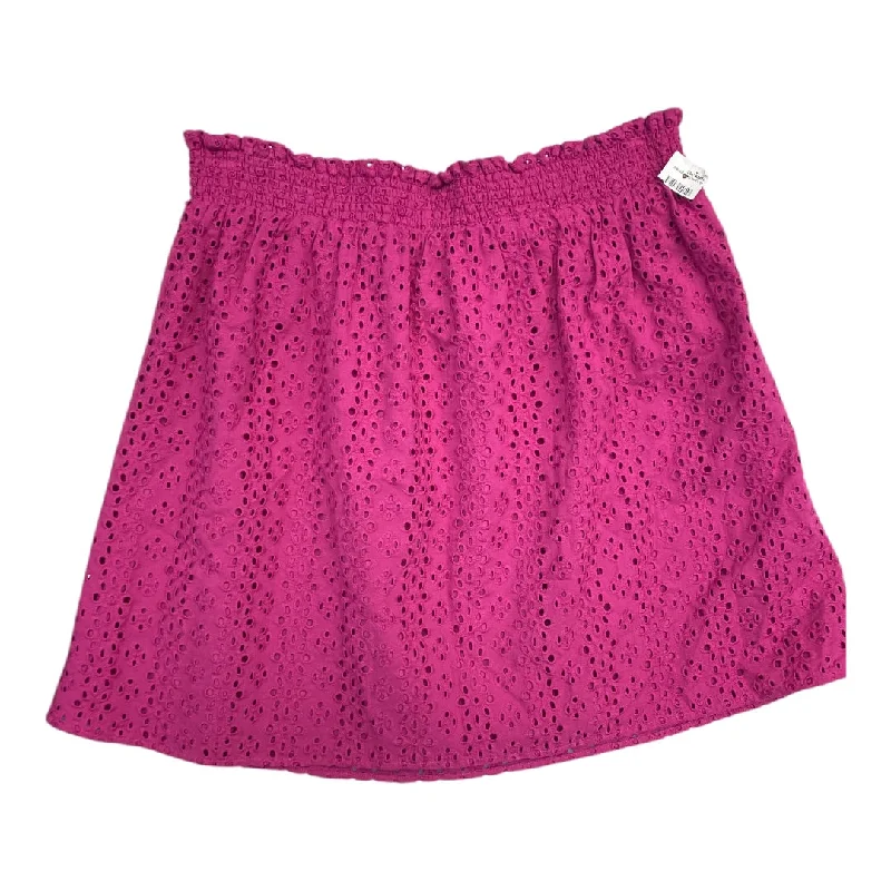 Skirt Mini & Short By Cmc In Pink, Size: M