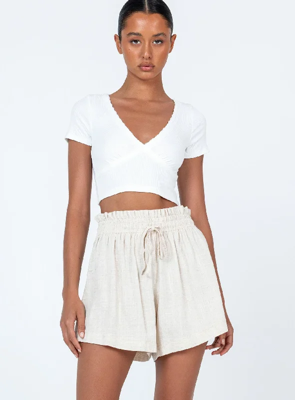 Sarah Shorts Beige