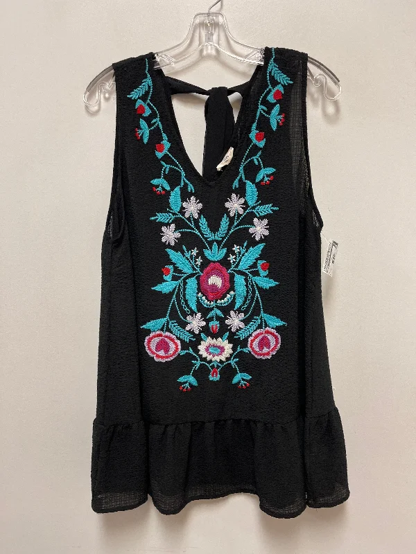 Top Sleeveless By Entro In Black, Size: Xl