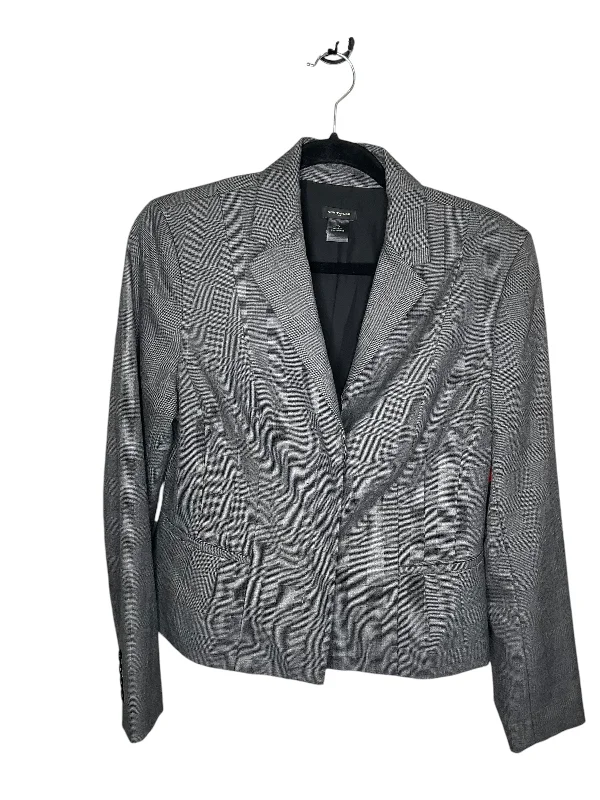 Blazer By Ann Taylor In Grey, Size: 10