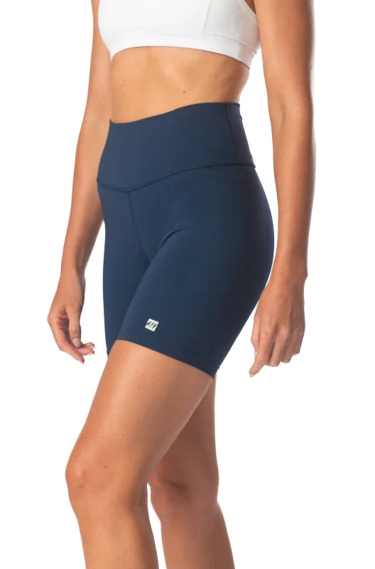 Women's Little Bit Longer Shorts 2.0 - Navy