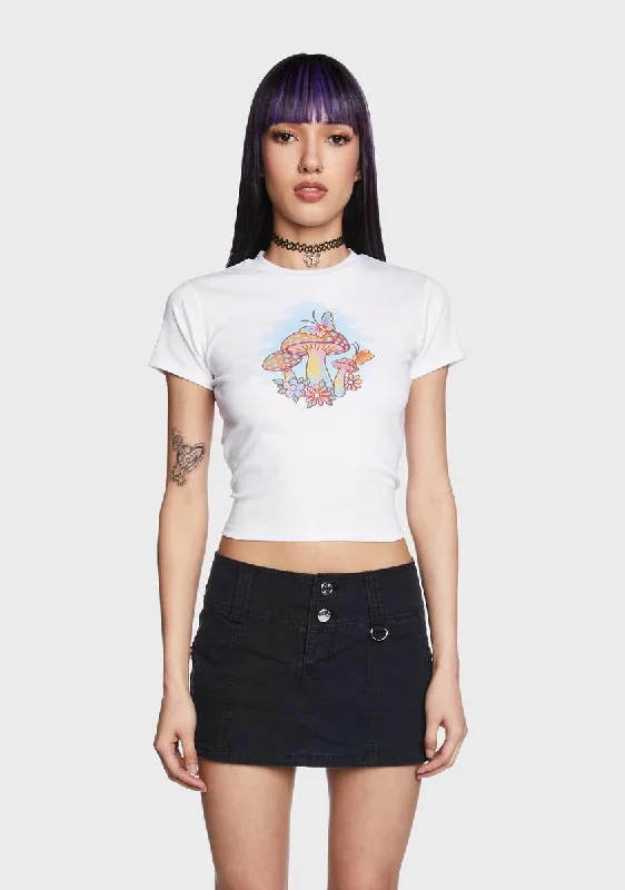 Hallucination Station Mushroom Baby Tee