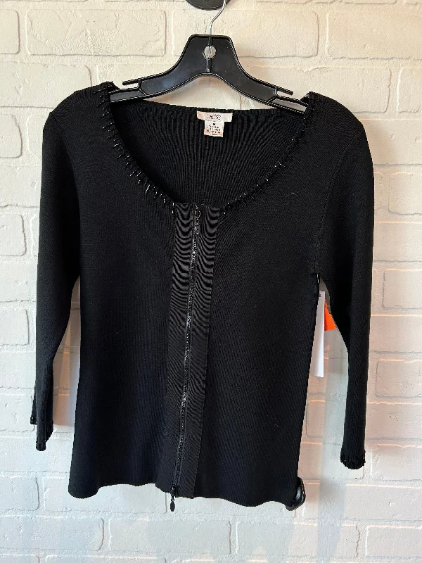 Black Sweater Cardigan Cache, Size M