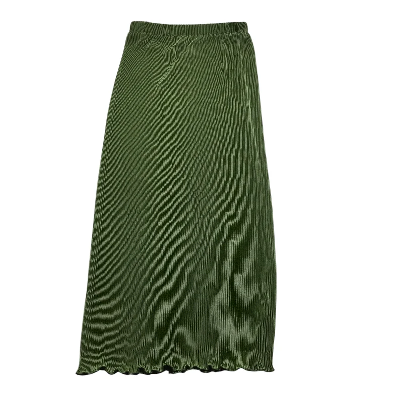 Skirt Midi By Shein In Green, Size: S