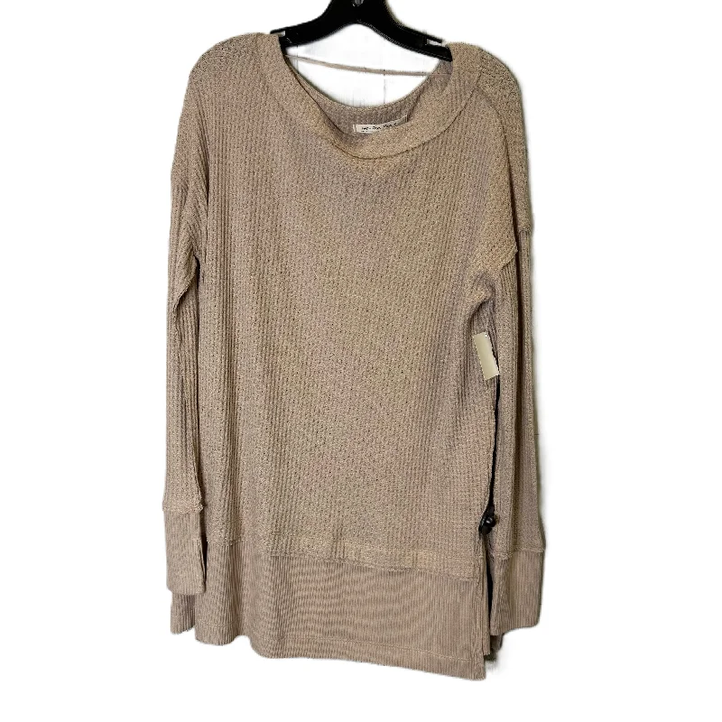 Top Long Sleeve By We The Free In Tan, Size: S