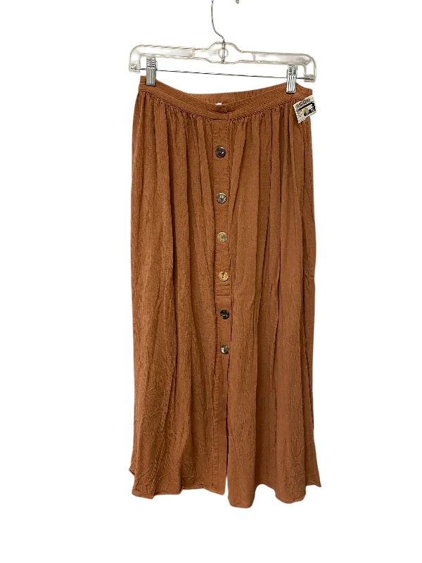 Skirt Maxi By Dr2 In Brown, Size: S