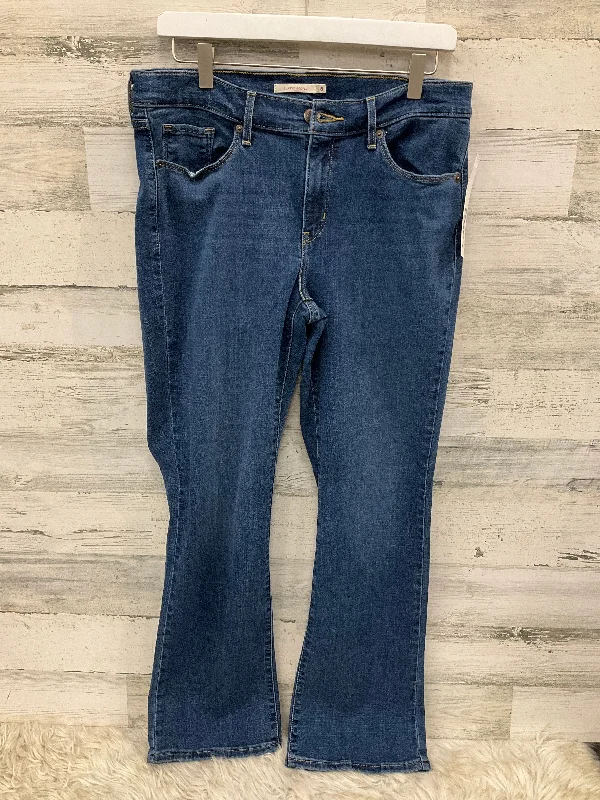 Jeans Flared By Levis In Blue, Size: 8l