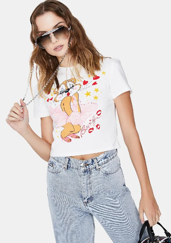 Bearlyn Crop Baby Tee