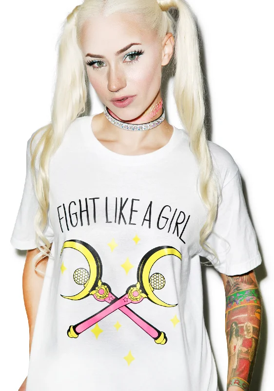 Stylish Savings Fight Like A Girl Tee