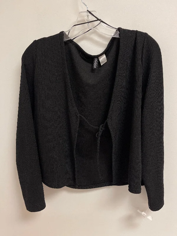 Black Sweater Cardigan Divided, Size Xl