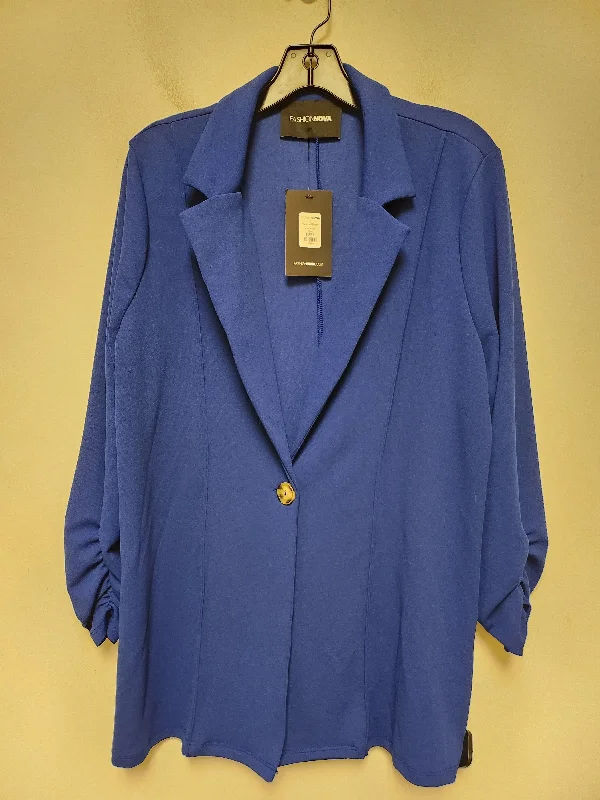 Blazer By Fashion Nova In Blue, Size: L