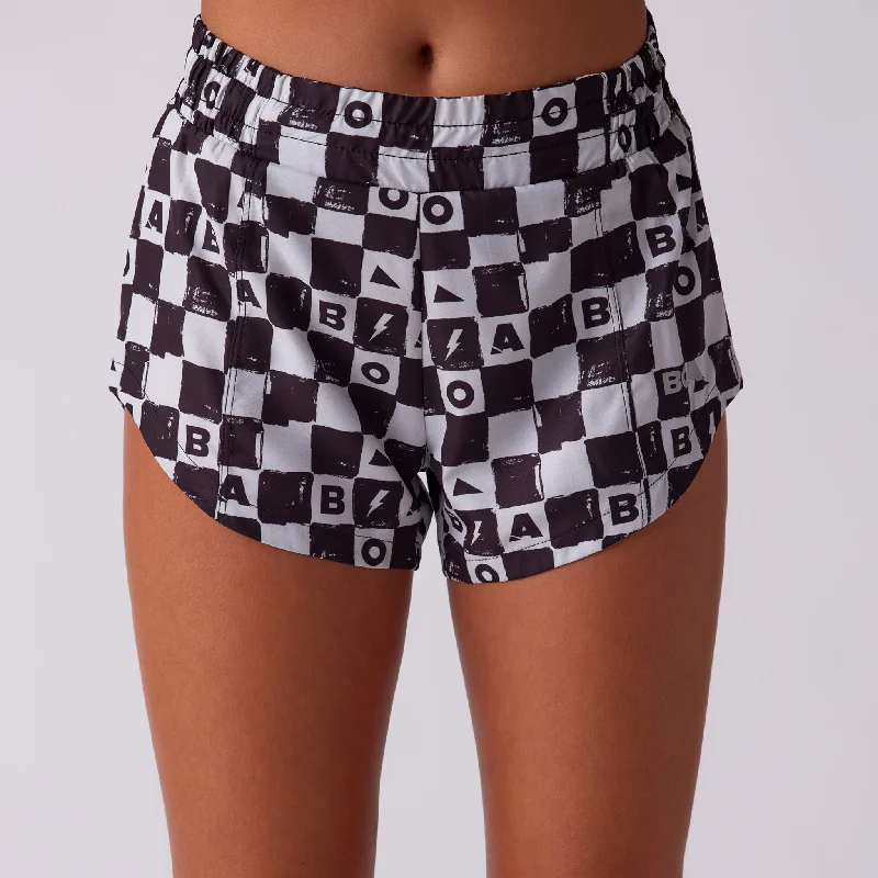 Women's Swift 3" Lined Short - Checkers