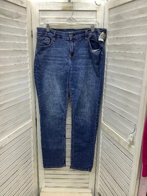 Jeans Boyfriend By Old Navy In Blue Denim, Size: 14