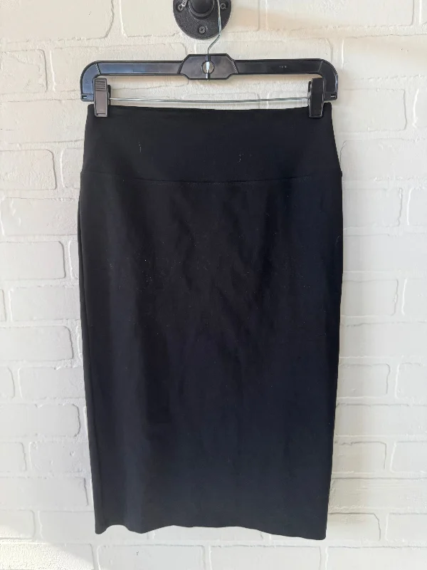 Skirt Midi By Halogen In Black, Size: 0