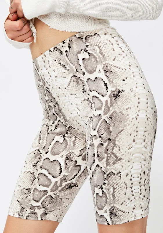 Fever High Snakeskin Shorts