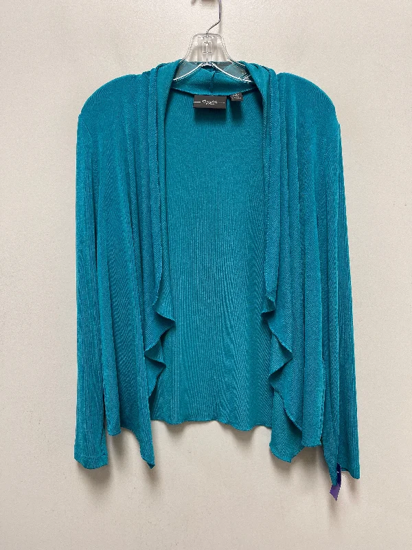 Teal Sweater Cardigan Chicos, Size M