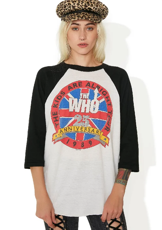 Vintage The Who Raglan Tee