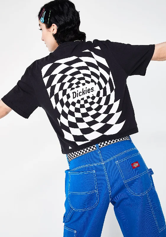 Big Savings Spiral Checkered Tee