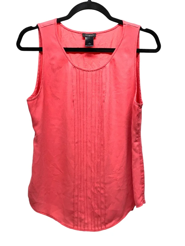 Top Sleeveless By Ann Taylor In Pink, Size: M