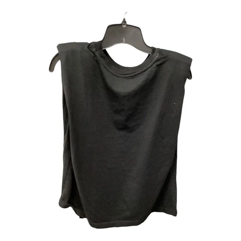 Top Sleeveless By Zara In Black, Size: M