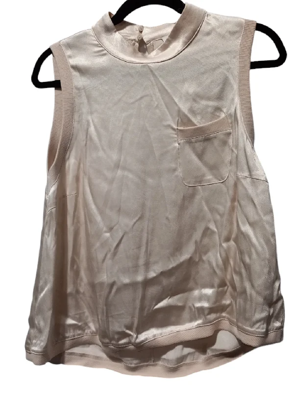 Blouse Sleeveless By Fate In Ivory, Size: S