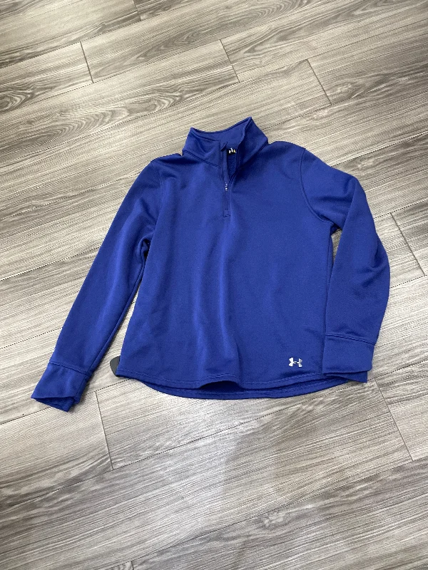 Sweatshirt Collar By Under Armour In Purple, Size: L