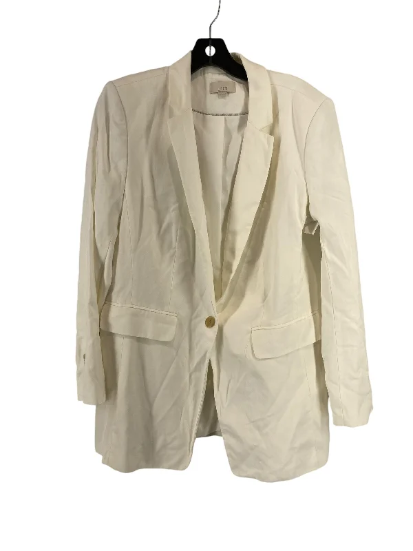 Blazer By Loft In White, Size: 14