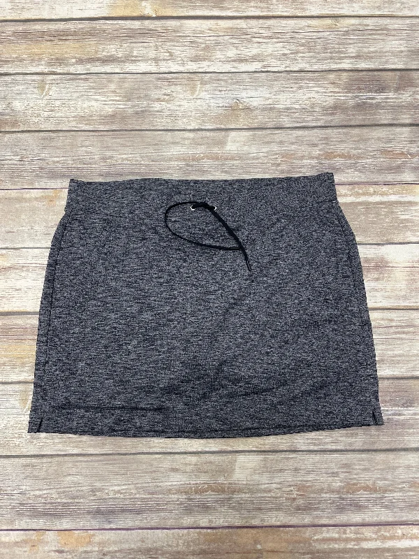 Athletic Skort By Athleta In Grey, Size: L