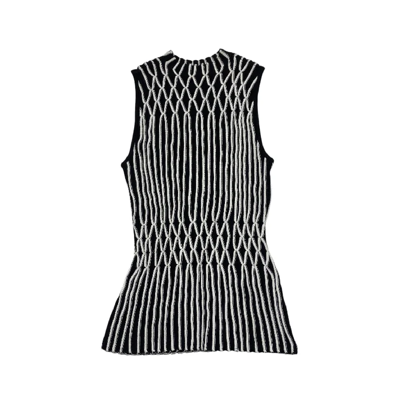 Top Sleeveless By White House Black Market In Black & White, Size: S