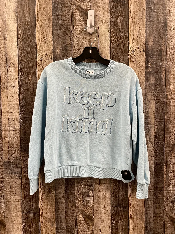 Sweatshirt Crewneck By Cme In Blue, Size: Xs