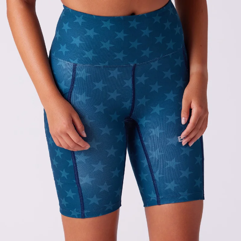 Women's Fly 8" High Rise Fit Short - Stars